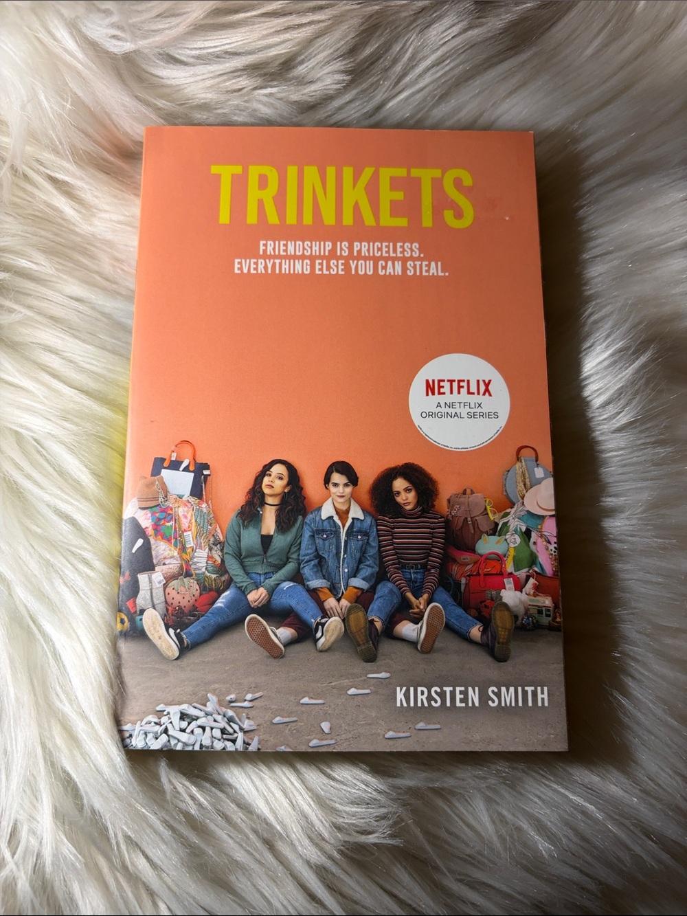 📚 3 for $15 📚 Trinkets Paperback Book - Orange Cover